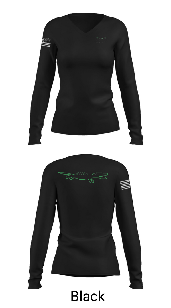 Women's Long Sleeve Vneck Shirt, Ingram Park Recruiting, Army, Teamtime, Team time, sublimation, custom sports apparel, team uniforms, spirit wear, spiritwear, sports uniforms, custom shirts, team store, custom team store, fundraiser sports, apparel fundraiser