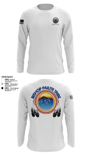 Long Sleeve Performance Shirt, Bishop Paiute EMO/ Hazardous Fiels Reduction, Fire Department, Teamtime, Team time, sublimation, custom sports apparel, team uniforms, spirit wear, spiritwear, sports uniforms, custom shirts, team store, custom team store, fundraiser sports, apparel fundraiser