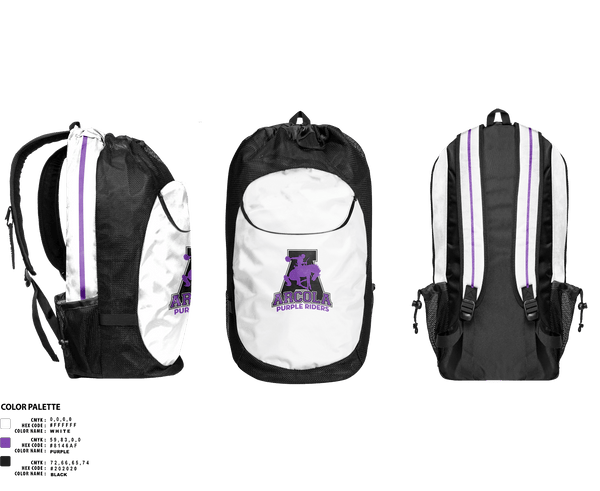 Gear Bag, Arcola Senior High School Basketball, Men's Basketball, Teamtime, Team time, sublimation, custom sports apparel, team uniforms, spirit wear, spiritwear, sports uniforms, custom shirts, team store, custom team store, fundraiser sports, apparel fundraiser