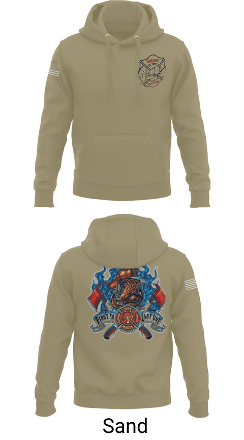 Hoodie, Golden Fire Dept., , Teamtime, Team time, sublimation, custom sports apparel, team uniforms, spirit wear, spiritwear, sports uniforms, custom shirts, team store, custom team store, fundraiser sports, apparel fundraiser