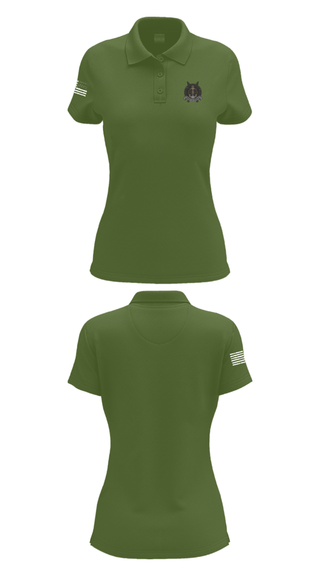 Womens Short Sleeve Performance Polo, DTO, Army, Teamtime, Team time, sublimation, custom sports apparel, team uniforms, spirit wear, spiritwear, sports uniforms, custom shirts, team store, custom team store, fundraiser sports, apparel fundraiser