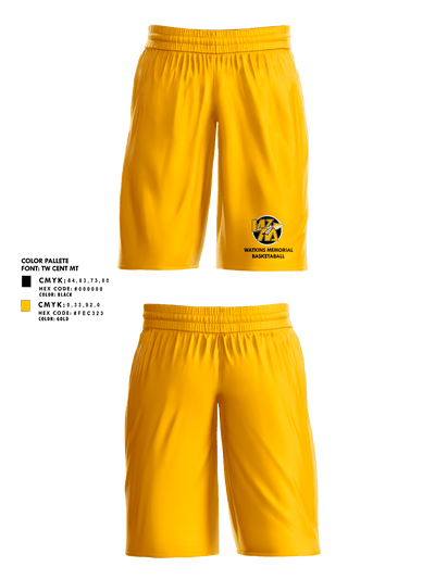 Watkins Memorial High School Basketball 58204886 Mens Basketball Shorts 10