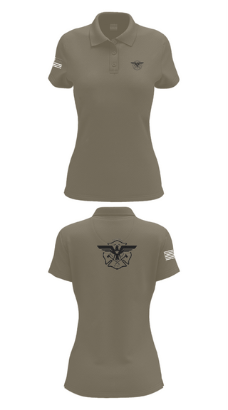 Women's Short Sleeve Performance Polo, Arson & Explosives Investigations, Police, Teamtime, Team time, sublimation, custom sports apparel, team uniforms, spirit wear, spiritwear, sports uniforms, custom shirts, team store, custom team store, fundraiser sports, apparel fundraiser