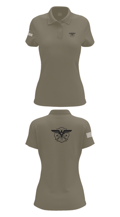Arson & Explosives Investigations 36101892 Women's Short Sleeve Performance Polo  - 71