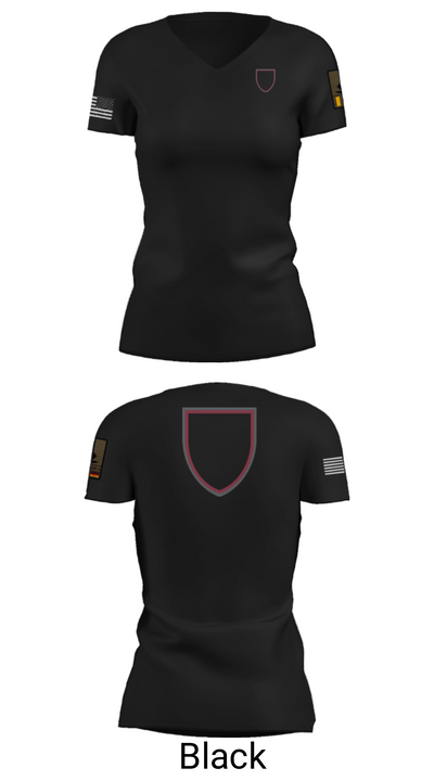 KSK 32447912 Women's Short Sleeve V-neck Shirt - 28