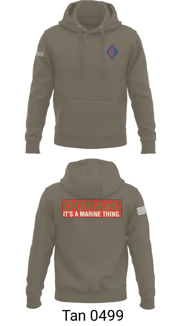 Hoodie, 1st Marine Regiment, Marines, Teamtime, Team time, sublimation, custom sports apparel, team uniforms, spirit wear, spiritwear, sports uniforms, custom shirts, team store, custom team store, fundraiser sports, apparel fundraiser