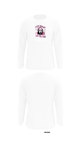 Long Sleeve Performance Shirt, Lions den, Football, Teamtime, Team time, sublimation, custom sports apparel, team uniforms, spirit wear, spiritwear, sports uniforms, custom shirts, team store, custom team store, fundraiser sports, apparel fundraiser
