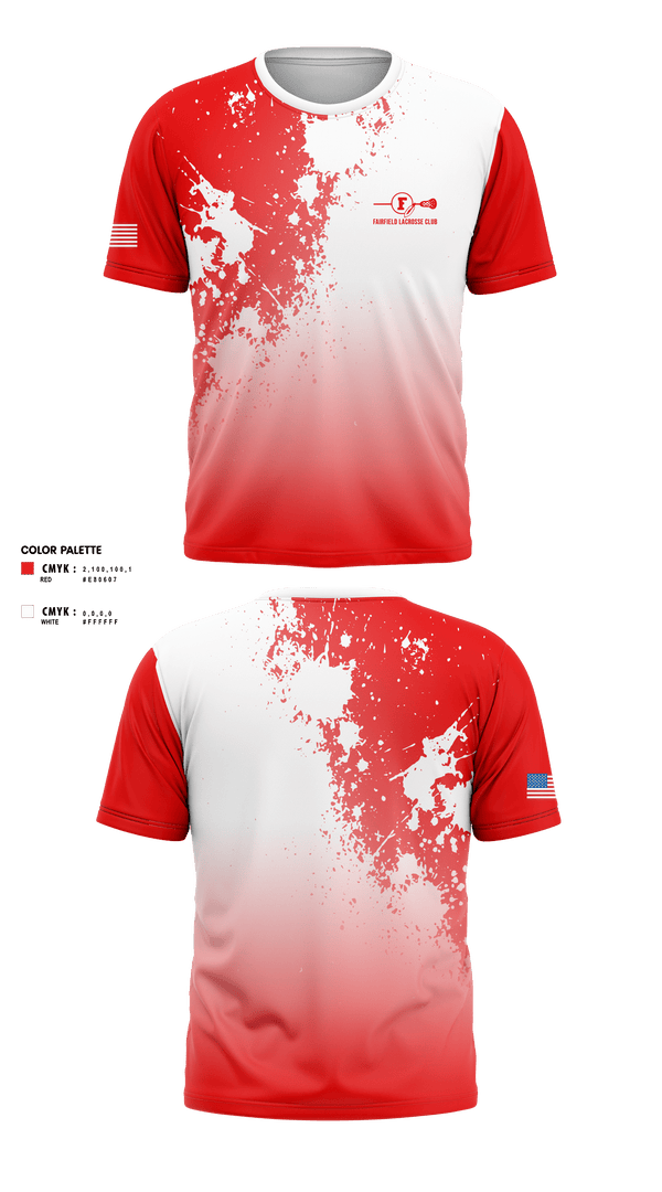 Short Sleeve Performance Shirt, Fairfield Lacrosse Club, Women's Lacrosse, Teamtime, Team time, sublimation, custom sports apparel, team uniforms, spirit wear, spiritwear, sports uniforms, custom shirts, team store, custom team store, fundraiser sports, apparel fundraiser