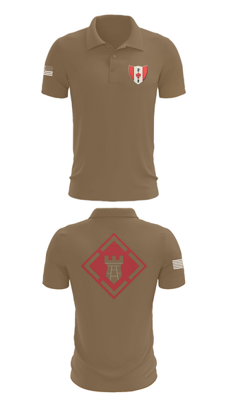 Short Sleeve Performance Polo, 46th Engineer Battalion, Army, Teamtime, Team time, sublimation, custom sports apparel, team uniforms, spirit wear, spiritwear, sports uniforms, custom shirts, team store, custom team store, fundraiser sports, apparel fundraiser