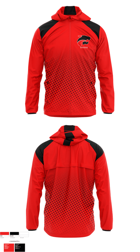 Windbreaker, Jackson Memorial High School Soccer, Women's Soccer, Teamtime, Team time, sublimation, custom sports apparel, team uniforms, spirit wear, spiritwear, sports uniforms, custom shirts, team store, custom team store, fundraiser sports, apparel fundraiser