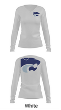 DEPEW WILDCATS 22607929 Women's Long Sleeve V-neck Shirt - 16