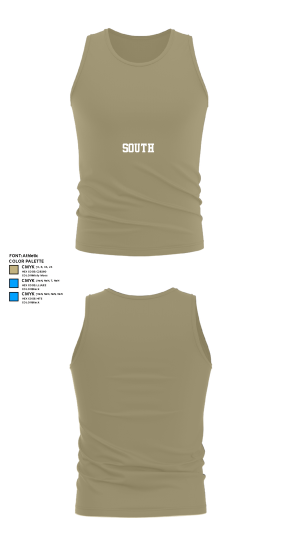 Tank Top, South, Men's Basketball, Teamtime, Team time, sublimation, custom sports apparel, team uniforms, spirit wear, spiritwear, sports uniforms, custom shirts, team store, custom team store, fundraiser sports, apparel fundraiser