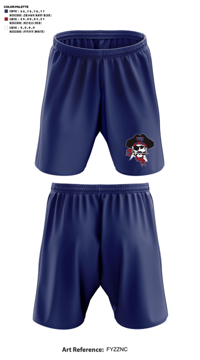 Phoenix High School Golf 4579777 Athletic Shorts With Pockets - 41