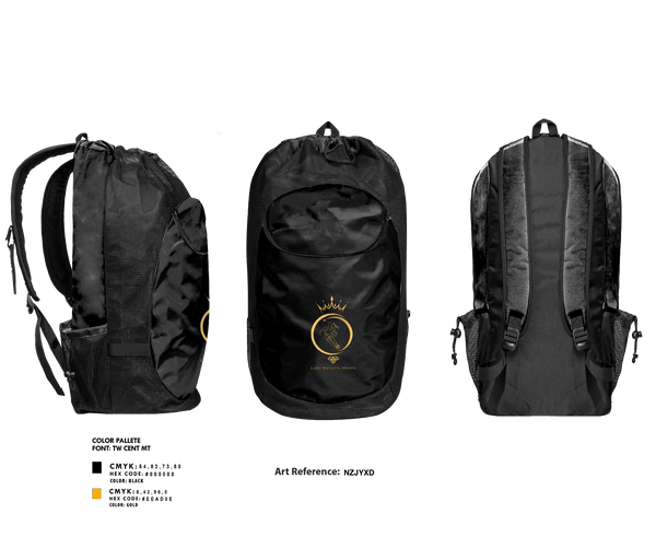 Gear Bag, Roland-Grise Lady Knights, Women's Basketball, Teamtime, Team time, sublimation, custom sports apparel, team uniforms, spirit wear, spiritwear, sports uniforms, custom shirts, team store, custom team store, fundraiser sports, apparel fundraiser