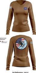 Falcon Team, JMRC 44221866 Women's Long Sleeve V-neck Shirt - 30