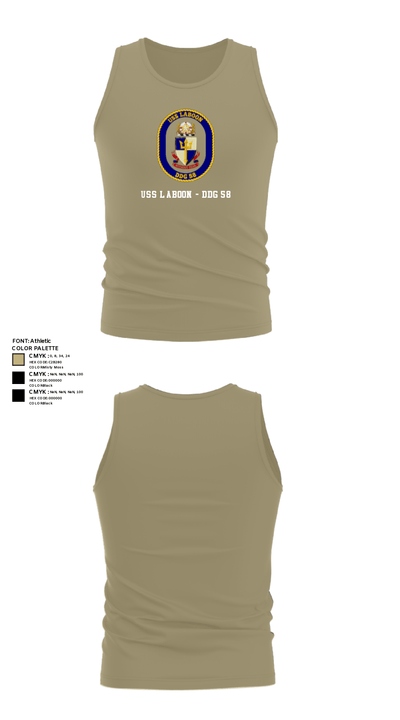USS LABOON - DDG 58 14402394 Tank Top - 94