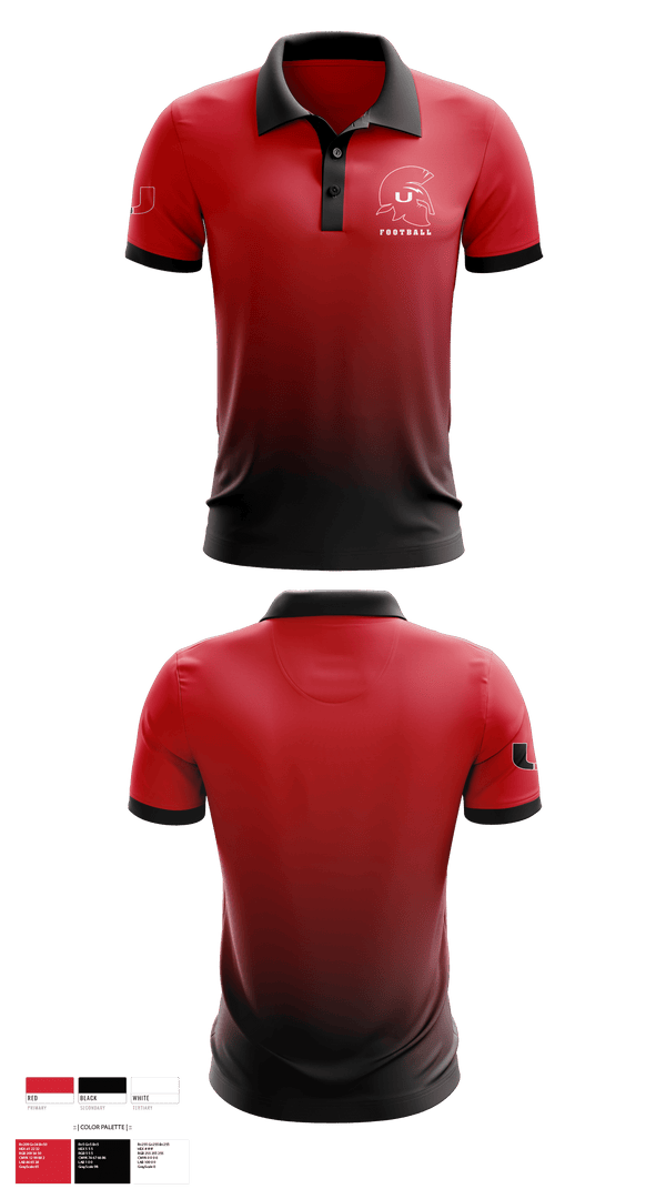 Short Sleeve Performance Polo, Union High School Football, Football, Teamtime, Team time, sublimation, custom sports apparel, team uniforms, spirit wear, spiritwear, sports uniforms, custom shirts, team store, custom team store, fundraiser sports, apparel fundraiser