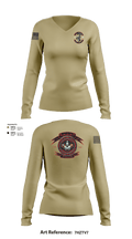 Green Beret 87463289 Women's Long Sleeve V-neck Shirt - 131