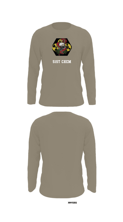 51st Chem 5478070 Long Sleeve Performance Shirt - 72