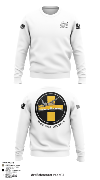 B Co 766 EN BeB 1st Platoon Armored Turtles Crew Neck Sweatshirt - 11