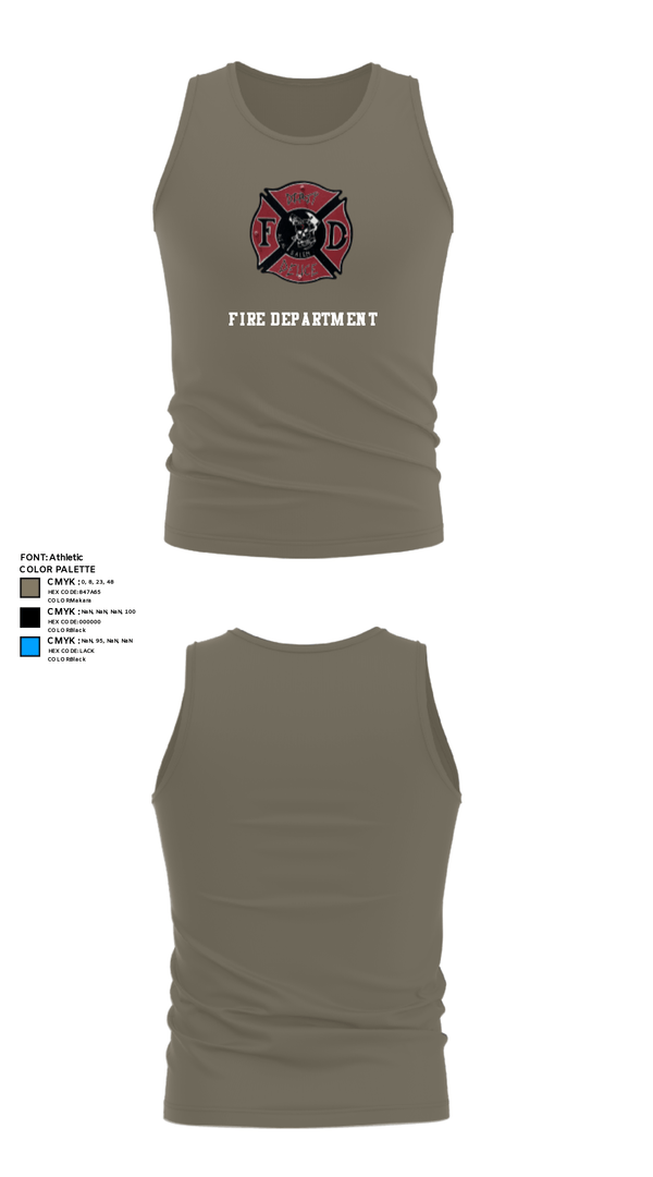 Tank Top, 386th ECES/CEF, Fire Department, Teamtime, Team time, sublimation, custom sports apparel, team uniforms, spirit wear, spiritwear, sports uniforms, custom shirts, team store, custom team store, fundraiser sports, apparel fundraiser