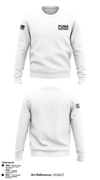 Crew Neck Sweatshirt, Puna Patrol, , Teamtime, Team time, sublimation, custom sports apparel, team uniforms, spirit wear, spiritwear, sports uniforms, custom shirts, team store, custom team store, fundraiser sports, apparel fundraiser