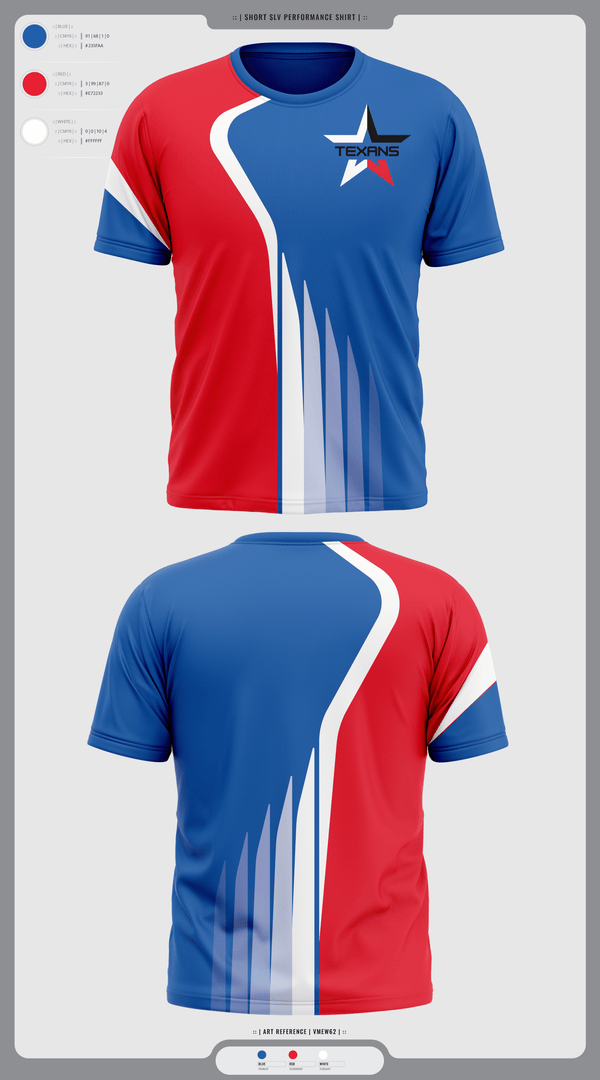 Short Sleeve Performance Shirt, Georgetown Texans, , Teamtime, Team time, sublimation, custom sports apparel, team uniforms, spirit wear, spiritwear, sports uniforms, custom shirts, team store, custom team store, fundraiser sports, apparel fundraiser