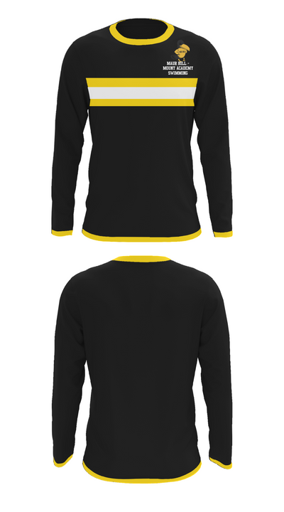 Maur Hill - Mount Academy Swimming 44931227 Long Sleeve Performance Shirt 23