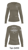 2D Marine Raider Battalion 793595 Women's Long Sleeve V-neck Shirt - 77
