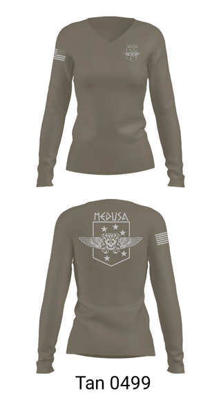 Women's Long Sleeve Vneck Shirt, 2D Marine Raider Battalion, Marines, Teamtime, Team time, sublimation, custom sports apparel, team uniforms, spirit wear, spiritwear, sports uniforms, custom shirts, team store, custom team store, fundraiser sports, apparel fundraiser