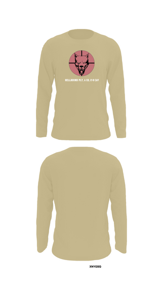 Long Sleeve Performance Shirt, Hellhound PLT, A CO, 2-8 CAV, , Teamtime, Team time, sublimation, custom sports apparel, team uniforms, spirit wear, spiritwear, sports uniforms, custom shirts, team store, custom team store, fundraiser sports, apparel fundraiser