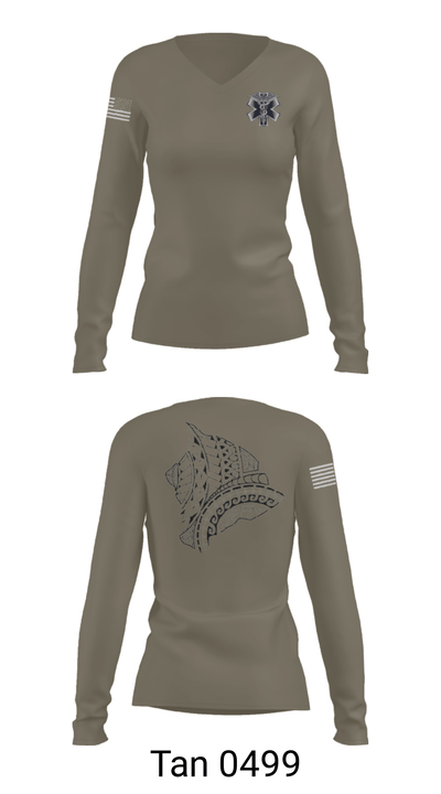 MEDICS 62567766 Women's Long Sleeve V-neck Shirt - 72