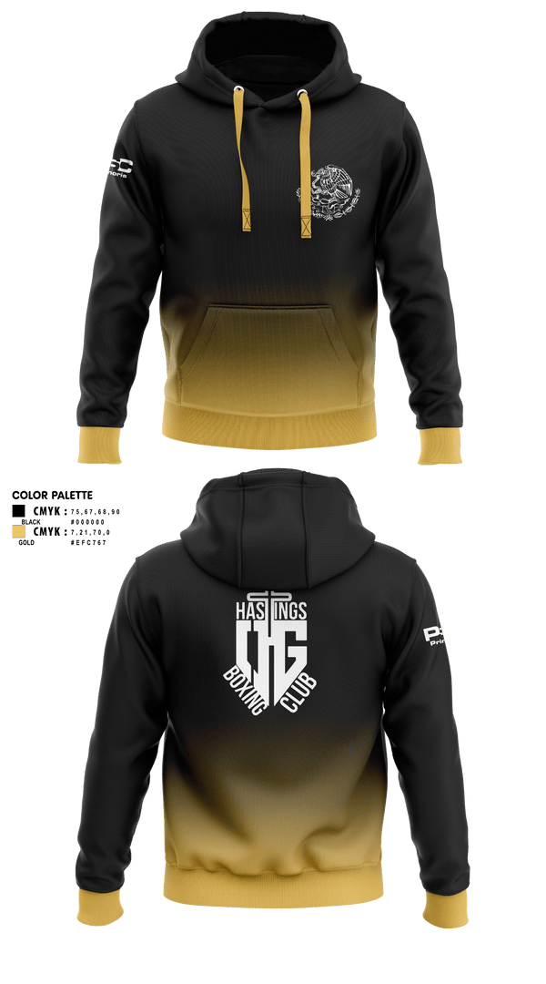 Hoodie, OG HASTINGS BOXING CLUB, , Teamtime, Team time, sublimation, custom sports apparel, team uniforms, spirit wear, spiritwear, sports uniforms, custom shirts, team store, custom team store, fundraiser sports, apparel fundraiser