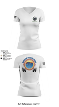 Bishop Paiute EMO/ Hazardous Fiels Reduction 49408789 Women's Short Sleeve V-neck Shirt - 8