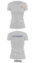 Smokey Road Middle School Basketball 30516748 Women's Short Sleeve V-neck Shirt - 19