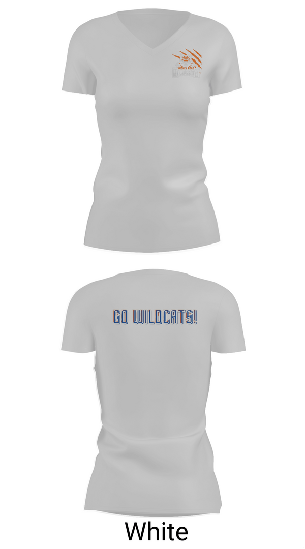 Womens Short Sleeve Vneck Shirt, Smokey Road Middle School Basketball, Women's Basketball, Teamtime, Team time, sublimation, custom sports apparel, team uniforms, spirit wear, spiritwear, sports uniforms, custom shirts, team store, custom team store, fundraiser sports, apparel fundraiser