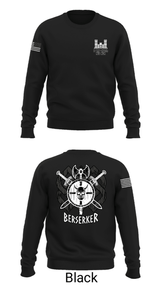 Crew Neck Sweatshirt, B TRP 278th RES ACR, National Guard, Teamtime, Team time, sublimation, custom sports apparel, team uniforms, spirit wear, spiritwear, sports uniforms, custom shirts, team store, custom team store, fundraiser sports, apparel fundraiser
