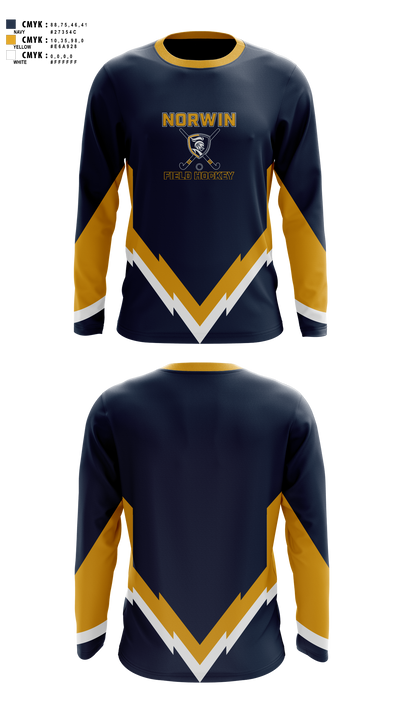 NORWIN FIELD HOCKEYTrp. A  GBG  PCO 42219116 Long Sleeve Performance Shirt 1