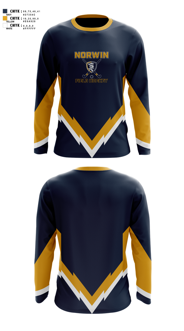 Long Sleeve Performance Shirt, NORWIN FIELD HOCKEYTrp. A  GBG  PCO, Field Hockey, Teamtime, Team time, sublimation, custom sports apparel, team uniforms, spirit wear, spiritwear, sports uniforms, custom shirts, team store, custom team store, fundraiser sports, apparel fundraiser