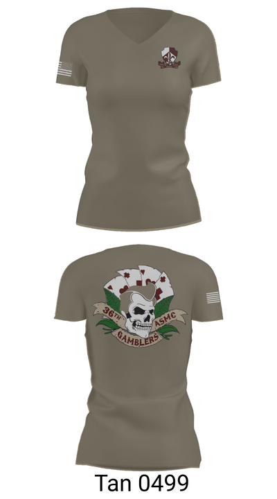 418 MLC 48598349 Women's Short Sleeve V-neck Shirt - 68