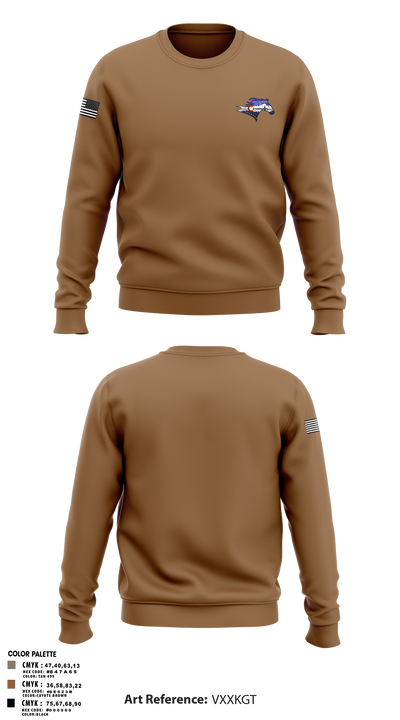 USS Colorado 62419768 Crew Neck Sweatshirt - 7