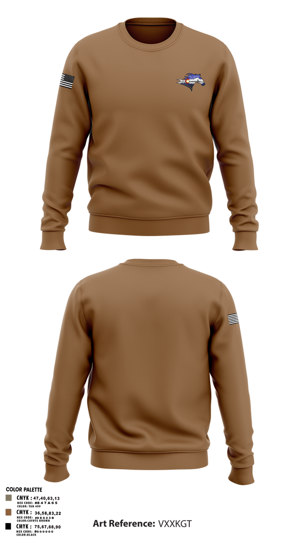 Crew Neck Sweatshirt, USS Colorado, Navy, Teamtime, Team time, sublimation, custom sports apparel, team uniforms, spirit wear, spiritwear, sports uniforms, custom shirts, team store, custom team store, fundraiser sports, apparel fundraiser