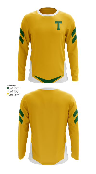 Tantasqua Regional High School Golf 92525572 Long Sleeve Performance Shirt - 40