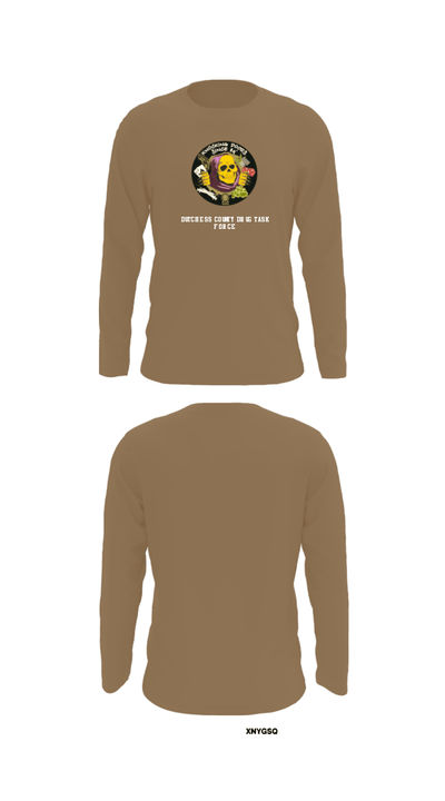 Dutchess County Drug Task Force 69240930 Long Sleeve Performance Shirt - 12