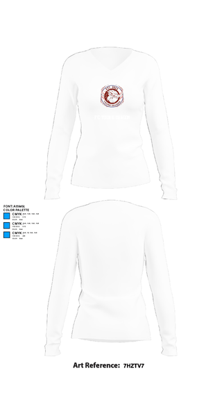 Women's Long Sleeve Vneck Shirt, FC Young Dragon, Men's Soccer, Teamtime, Team time, sublimation, custom sports apparel, team uniforms, spirit wear, spiritwear, sports uniforms, custom shirts, team store, custom team store, fundraiser sports, apparel fundraiser