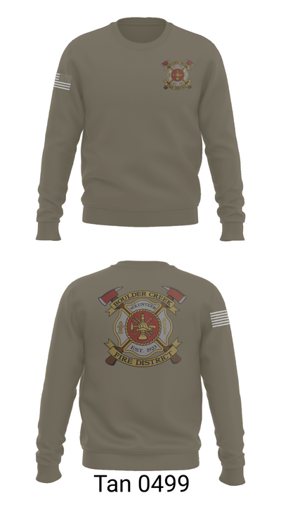 Boulder creek fire 92680239 Crew Neck Sweatshirt - 65