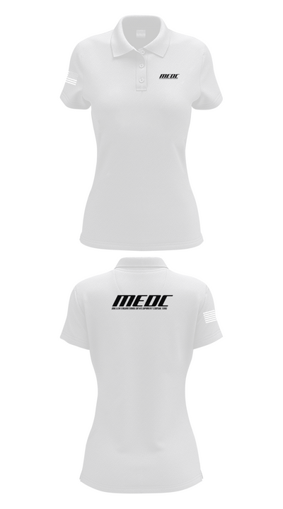 MEDC 18675105 Women's Short Sleeve Performance Polo  - 17