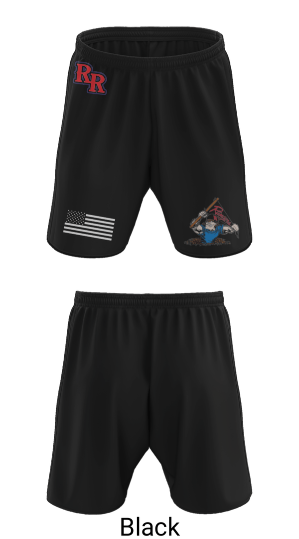 Athletic Shorts With Pockets, Rudder Middle School Soccer, Men's Soccer, Teamtime, Team time, sublimation, custom sports apparel, team uniforms, spirit wear, spiritwear, sports uniforms, custom shirts, team store, custom team store, fundraiser sports, apparel fundraiser