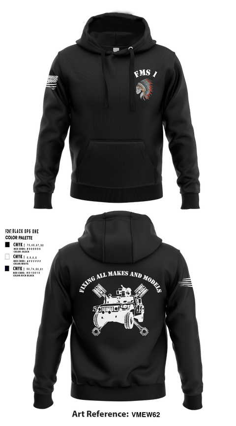 Hoodie, FMS 1, OKARNG, , Teamtime, Team time, sublimation, custom sports apparel, team uniforms, spirit wear, spiritwear, sports uniforms, custom shirts, team store, custom team store, fundraiser sports, apparel fundraiser