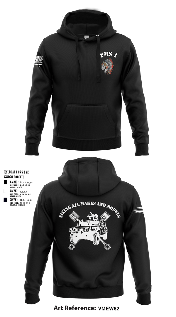 Hoodie, FMS 1, OKARNG, , Teamtime, Team time, sublimation, custom sports apparel, team uniforms, spirit wear, spiritwear, sports uniforms, custom shirts, team store, custom team store, fundraiser sports, apparel fundraiser